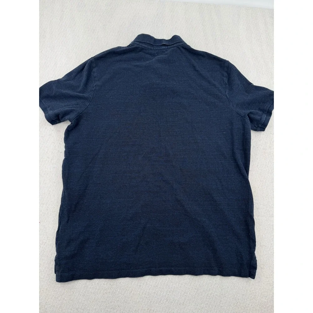 Polo Ralph Lauren Mens XL Classic Fit Short Sleeve Polo Navy Blue Heathered
